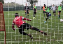 Doppia seduta di allenamento per i rossoblù