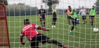 Doppia seduta di allenamento per i rossoblù