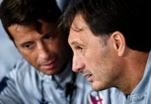 Allenamento pomeridiano verso la trasferta di Coppa Italia