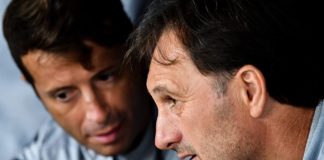 Allenamento pomeridiano verso la trasferta di Coppa Italia