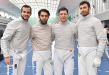 Scherma, quarto posto in azzurro a Varsavia per i virtussini Neri e Samele