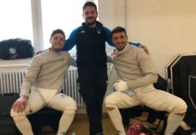 Scherma, Samele protagonista in azzurro