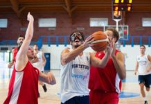 Allenamento congiunto per Fortitudo e Varese
