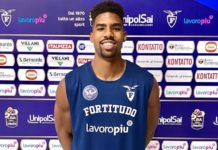 Primo allenamento in biancoblu per Saunders