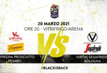 La Virtus a Pesaro per consolidare il terzo posto