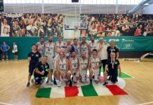 Titolo europeo per l’Italia Basket Over 40