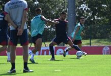 Primo allenamento di stagione, domani arrivano i nazionali