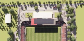 Stadio temporaneo, le prime immagini