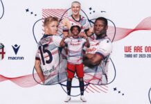 Presentata la nuova maglia rossoblù